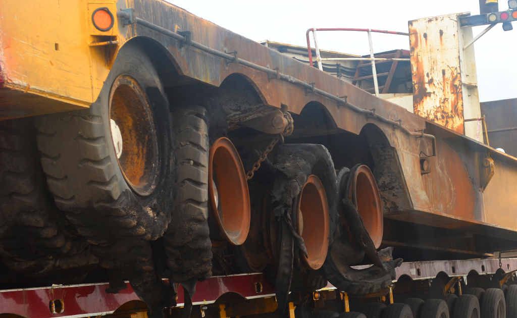 Police suspect an arsonist is responsible for the extensive damage to the Drake Trailers mine equipment. Police suspect an arsonist is responsible for the extensive damage to the Drake Trailers mine equipment.
